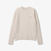 F+ CABLED KNITTED CREWNECK