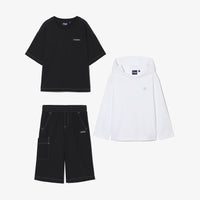 우븐 3pcs 캐쥬얼 셋업