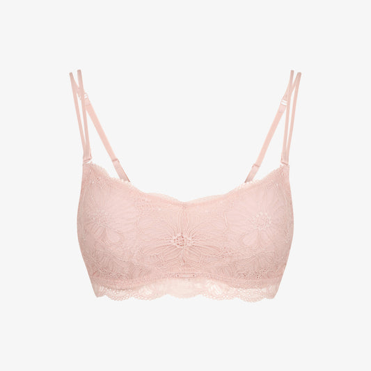 글로우 레이스 스쿱넥 브라 - 01
