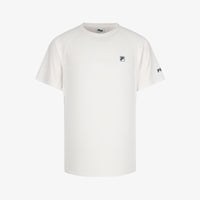 테니스 라운드넥 자카드 반팔티