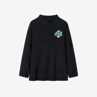 WAVE 그래픽 반넥 래시가드