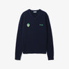 F+ LINEAR CREST V NECK SWEATER