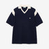 F+ COLOR BLOCK BOUCLE KNIT POLO