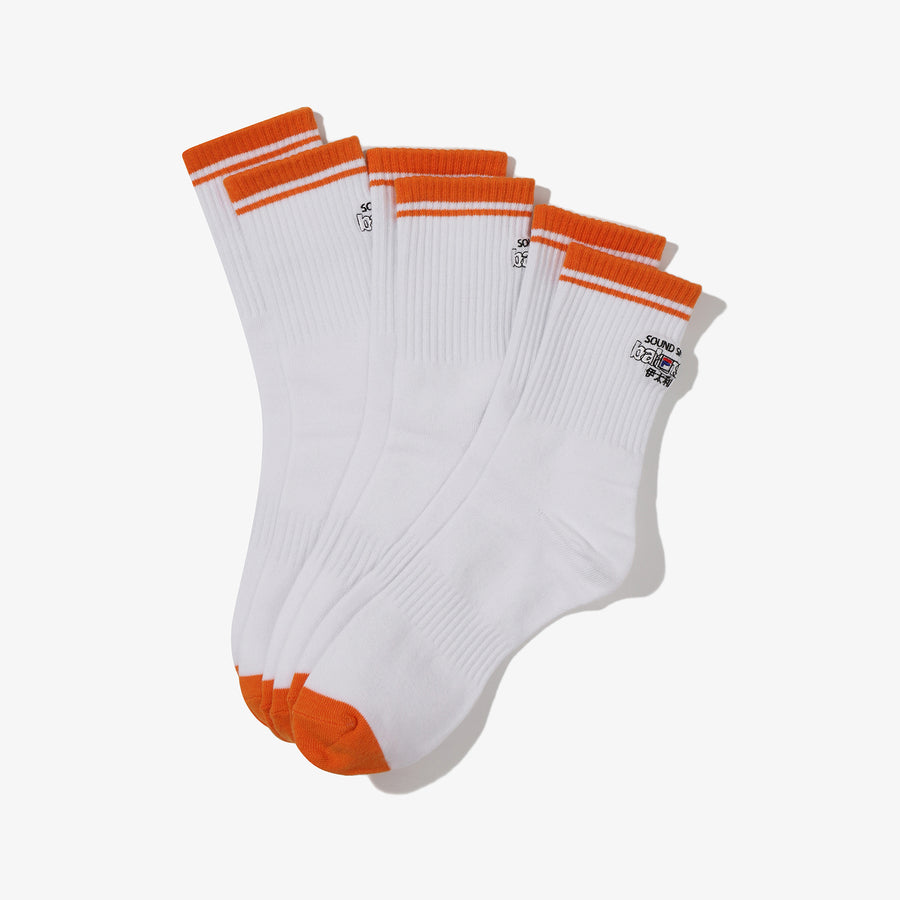 <FILA UNDERWEAR X BALANSA> 양말 3팩 - 01