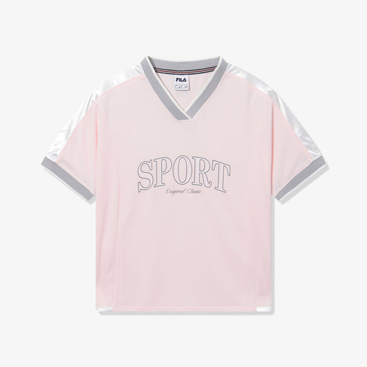 여성전용 메쉬 반팔티 - 01