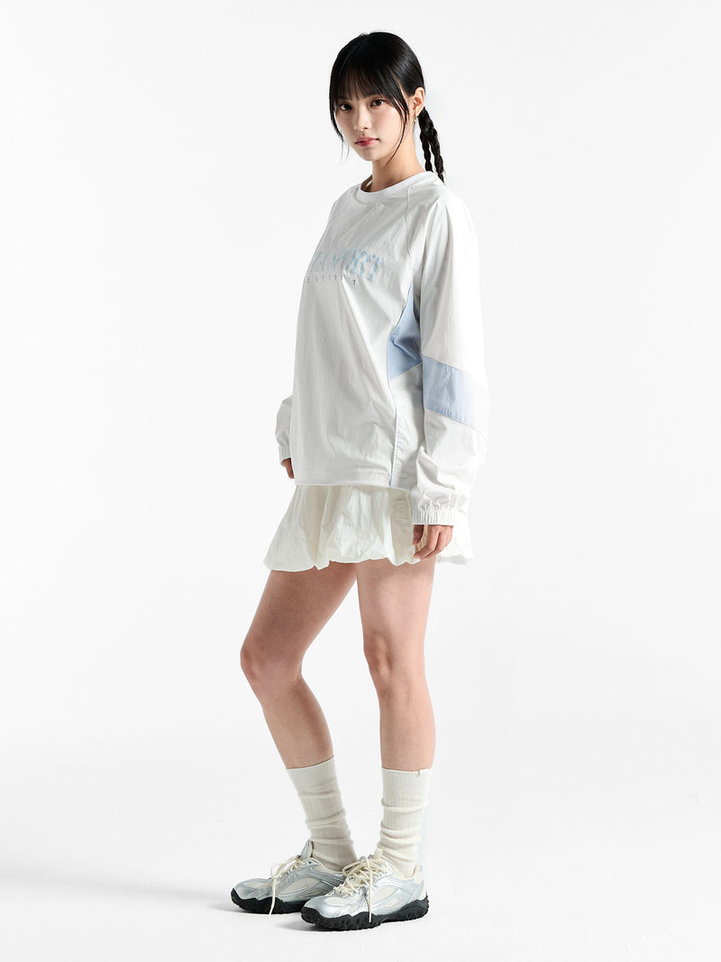 우븐 스트레치 컬러블럭 피스테