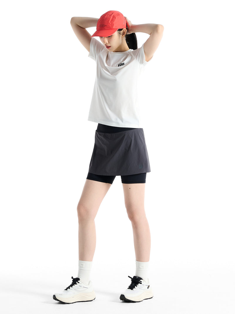 RUN 그래픽 반팔티