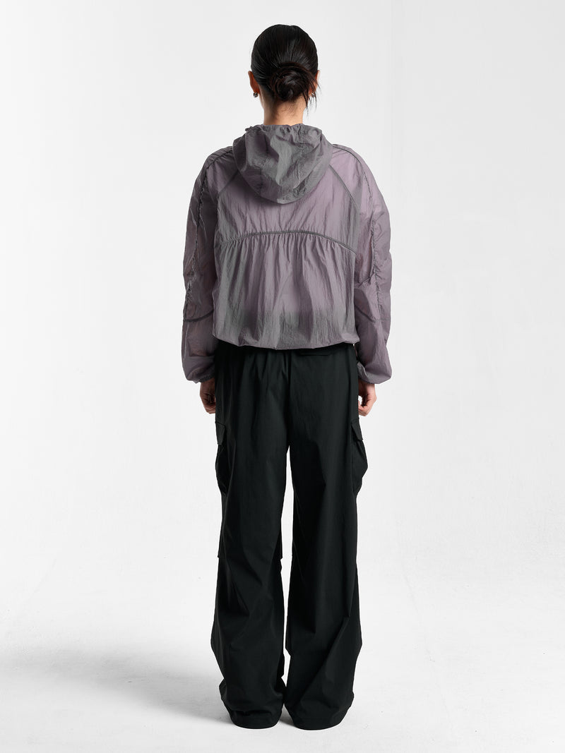 여성 후드 경량 바람막이