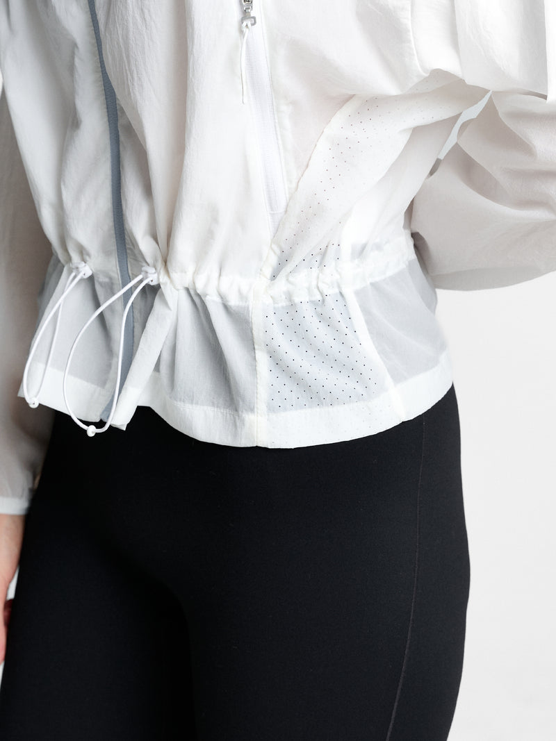 여성 초경량 셔링 바람막이