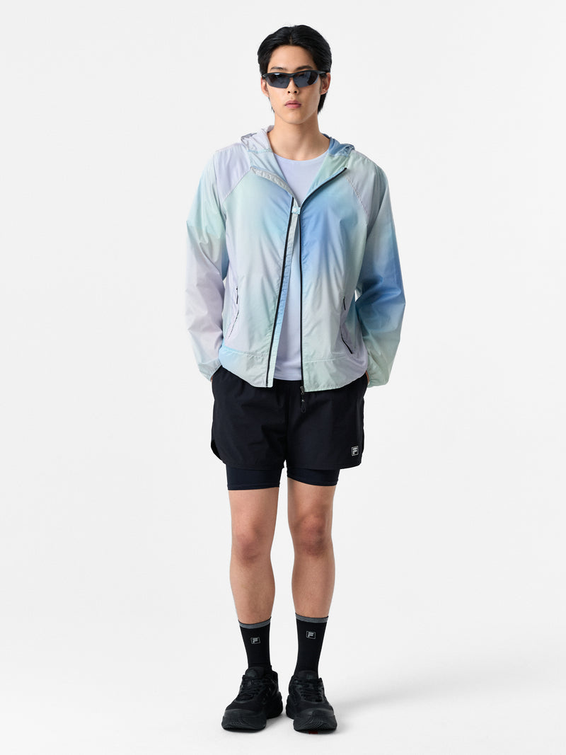 UV cut 초경량 후드 패턴 바람막이