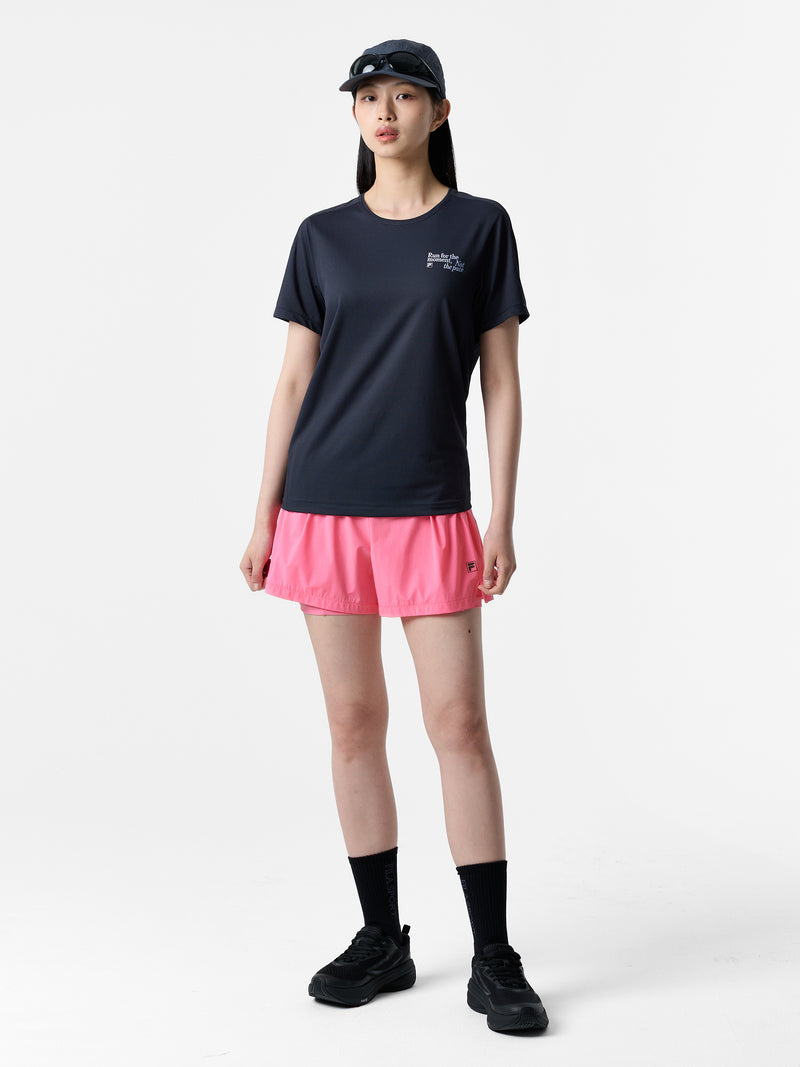 Drywave 러닝 그래픽 반팔티