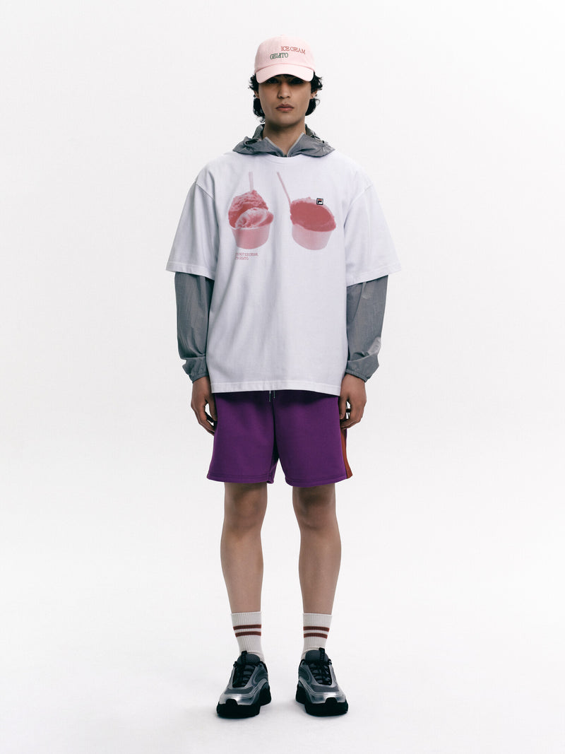 FHC 젤라또 그래픽 박시 반팔티