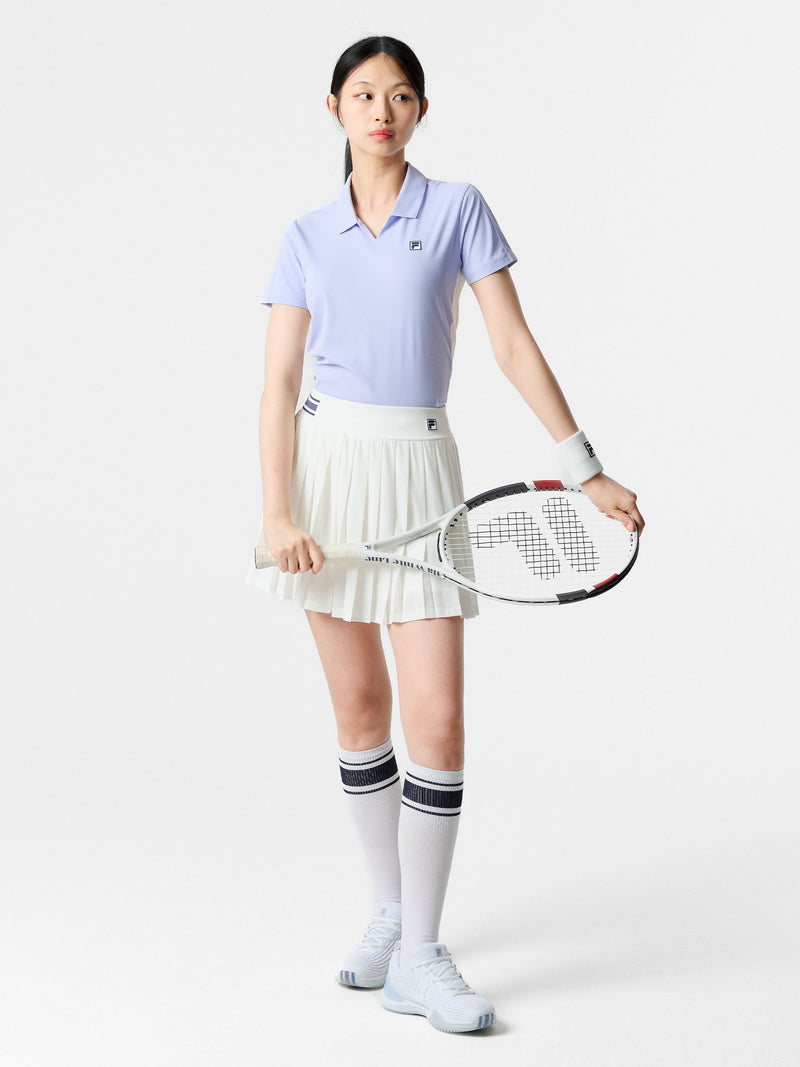 테니스 여성 Drywave 클럽매치 자카드 카라티