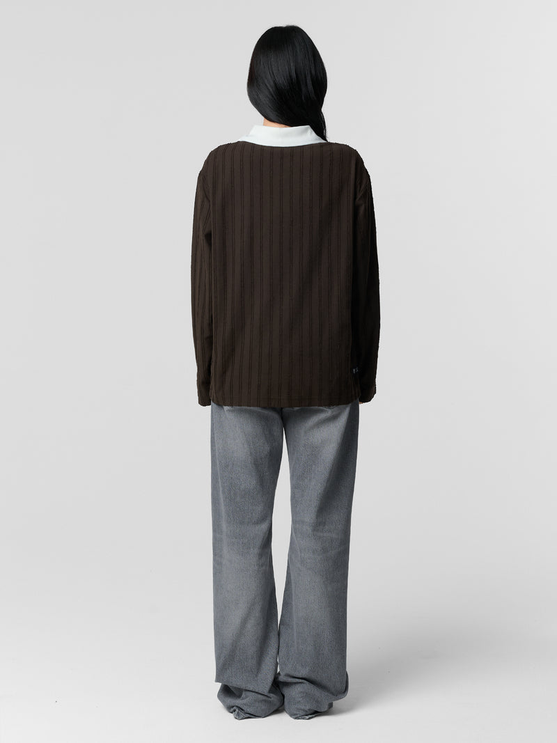 오픈카라 그래픽 긴팔티