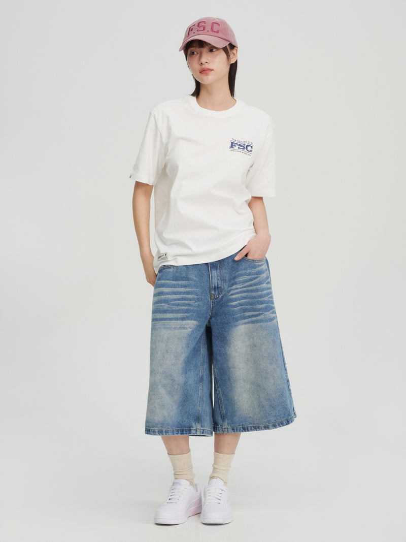 스포츠 클럽 그래픽 반팔티