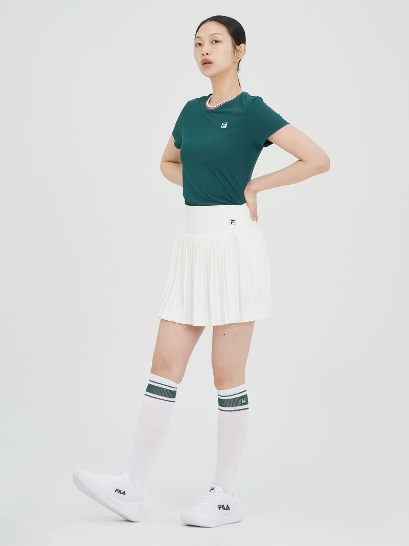 여성 테니스 피케 기본 티셔츠