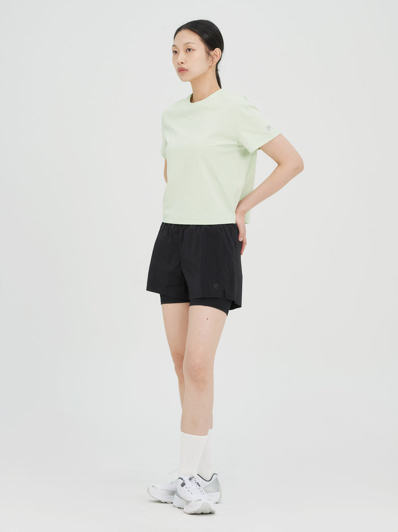 여성 2in1 러닝 쇼츠