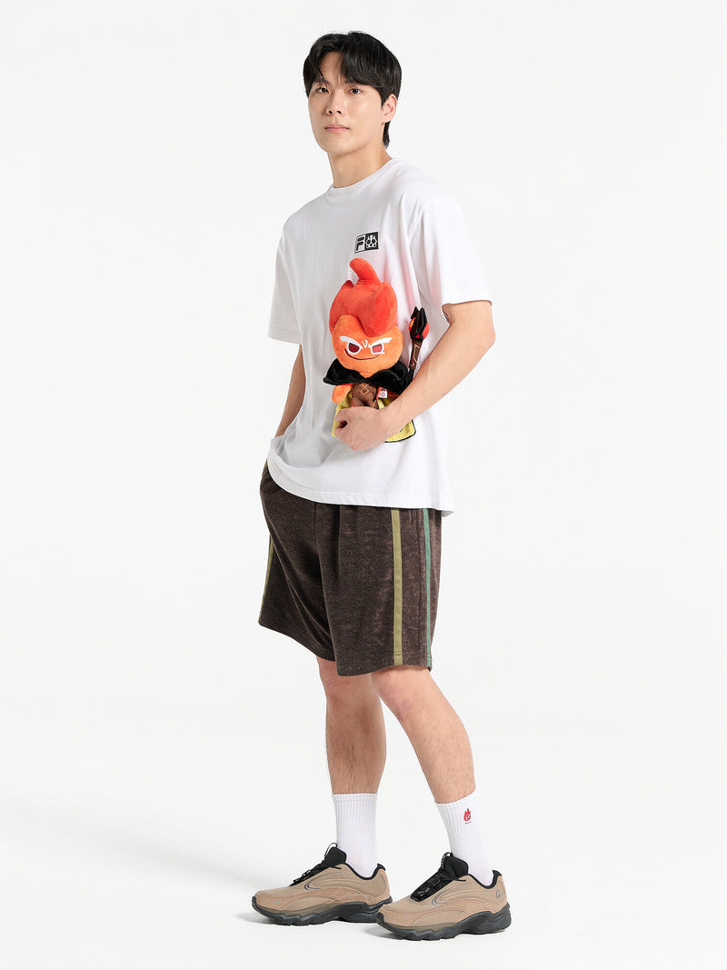 [휠라X쿠키런 킹덤] 불꽃정령 쿠키 양말 3팩