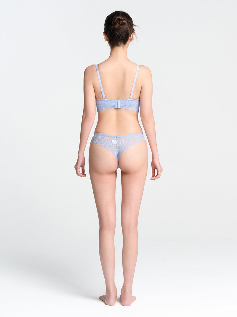 글로우 레이스 스쿱넥 브라