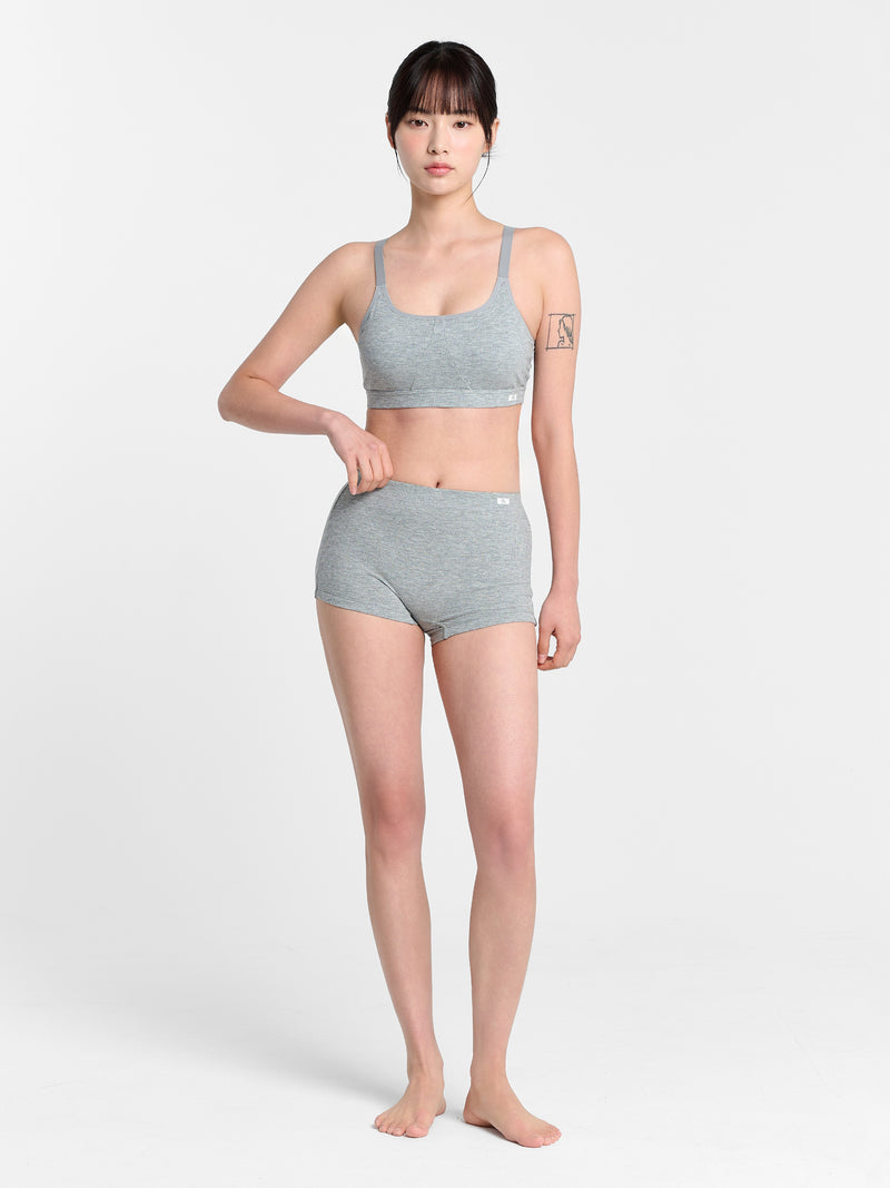 <NEW> 멜로우 스퀘어넥 브라탑