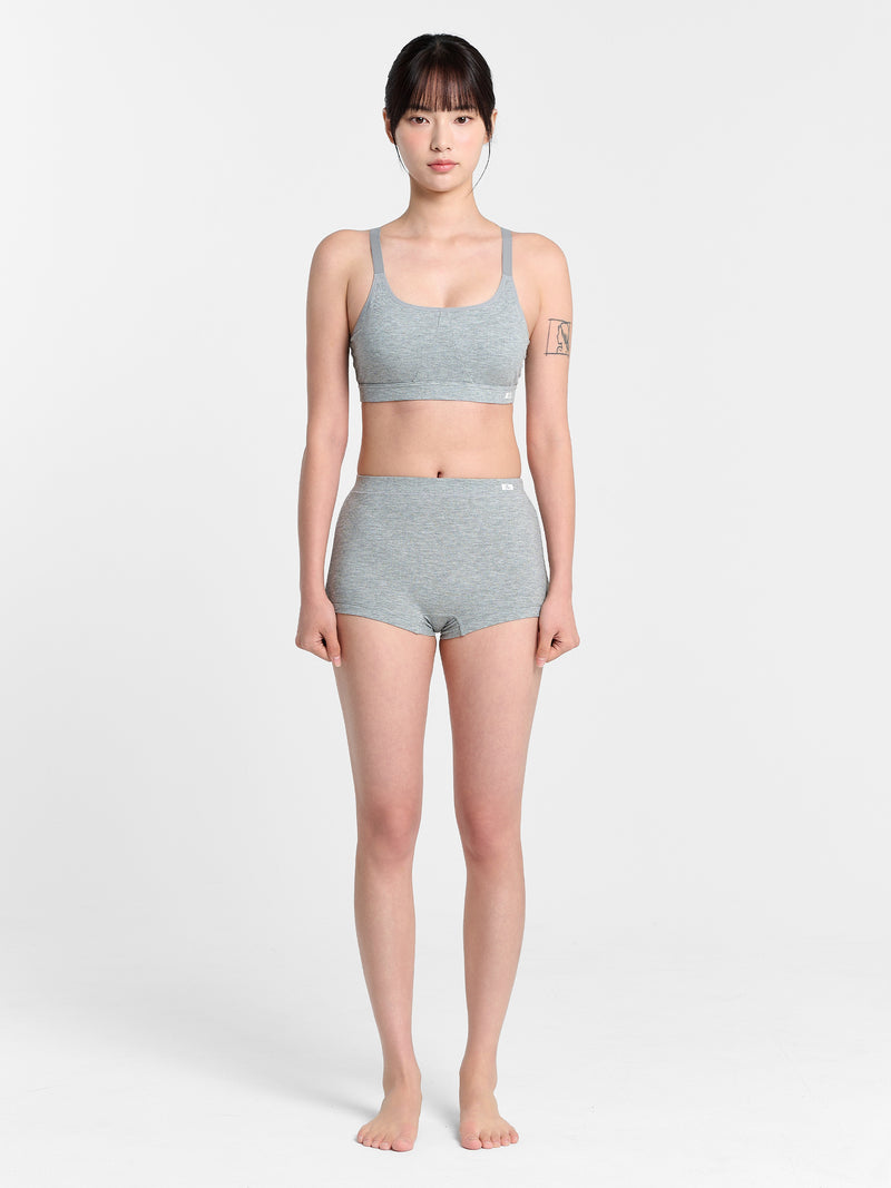 <NEW> 멜로우 스퀘어넥 브라탑