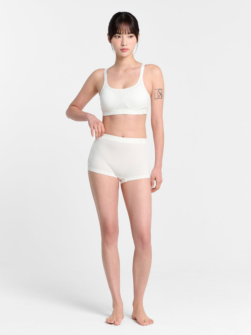 <NEW> 멜로우 스퀘어넥 브라탑