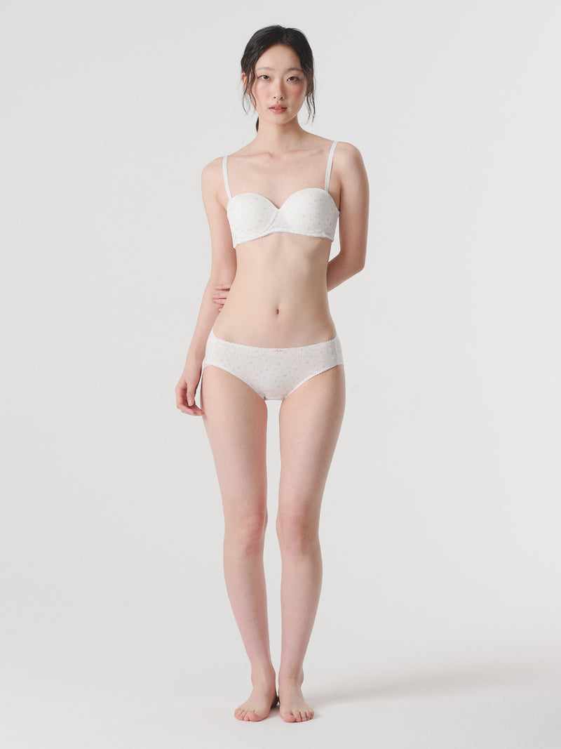 포니벨 하프컵 브라 아이보리