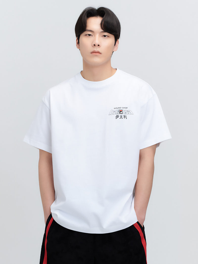 <FILA UNDERWEAR X BALANSA> 오버핏 티셔츠