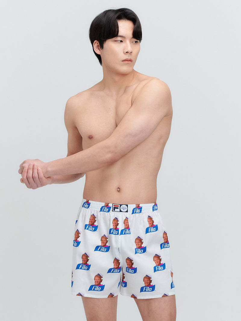 <FILA UNDERWEAR X BALANSA> 트렁크 3팩