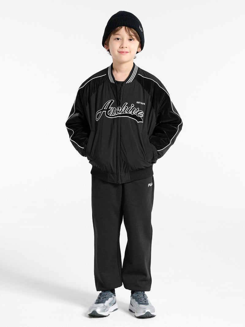 글로시 패딩 바시티