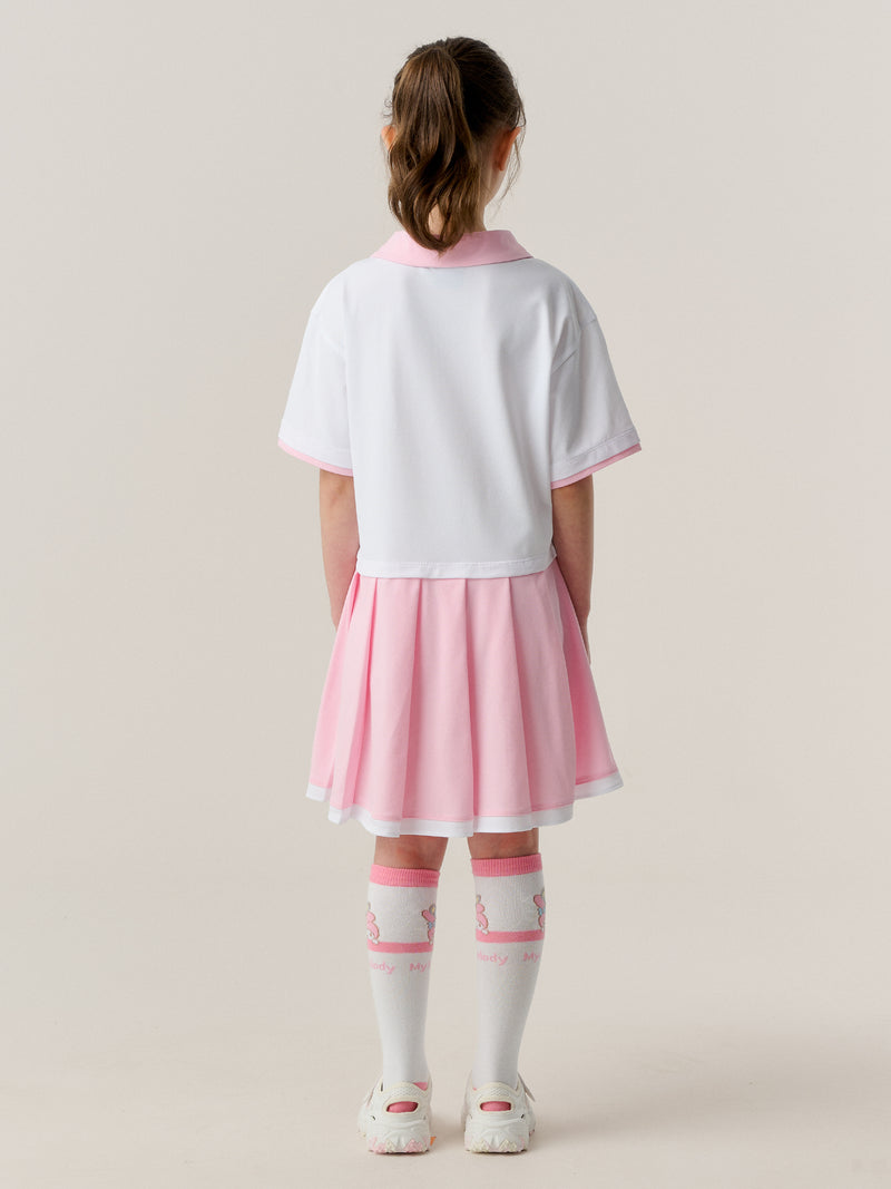 카라 플리츠 원피스