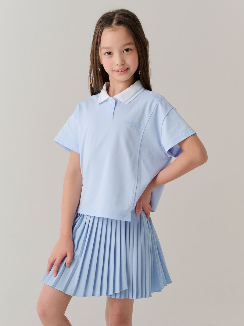 절개포인트 카라 티셔츠
