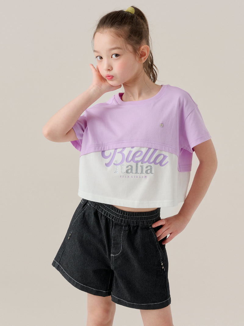 여아 레이어드 티셔츠