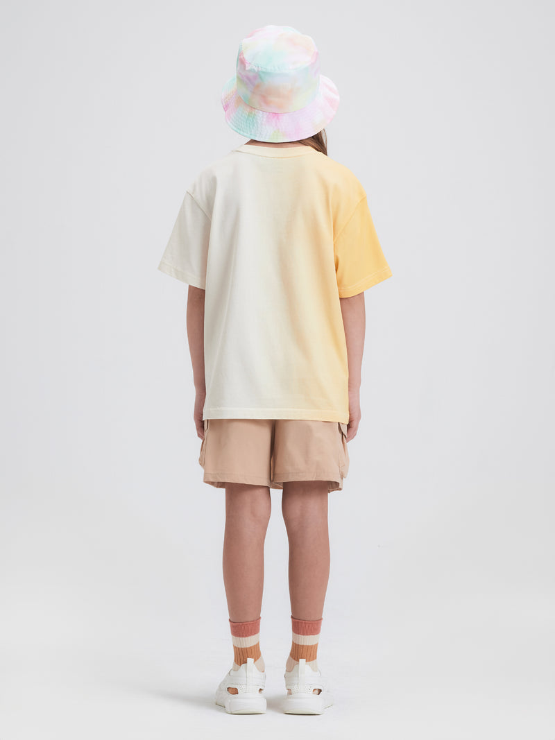 세로 물나염 티셔츠