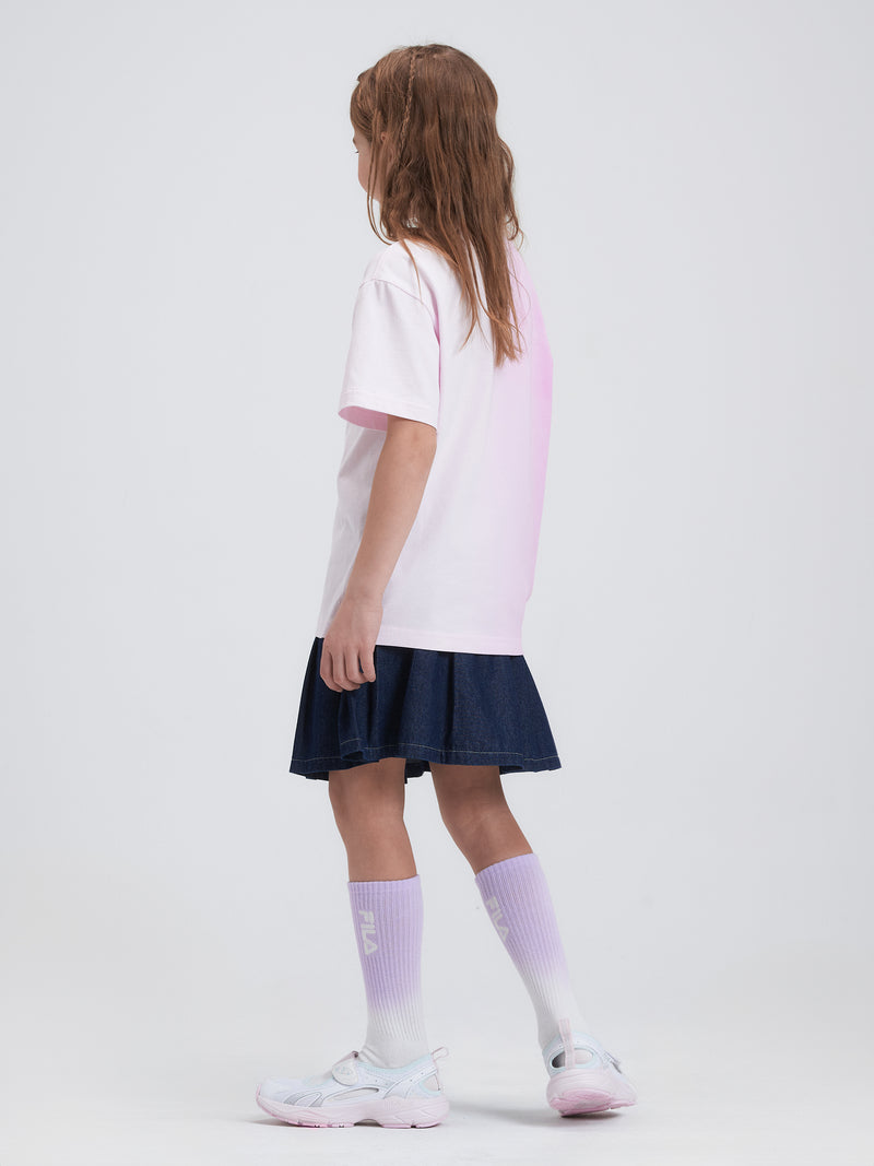 세로 물나염 티셔츠