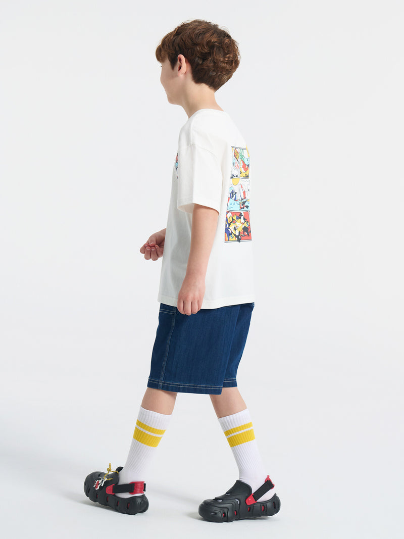 [CHUMS X FILA] 부비새 카툰 티셔츠