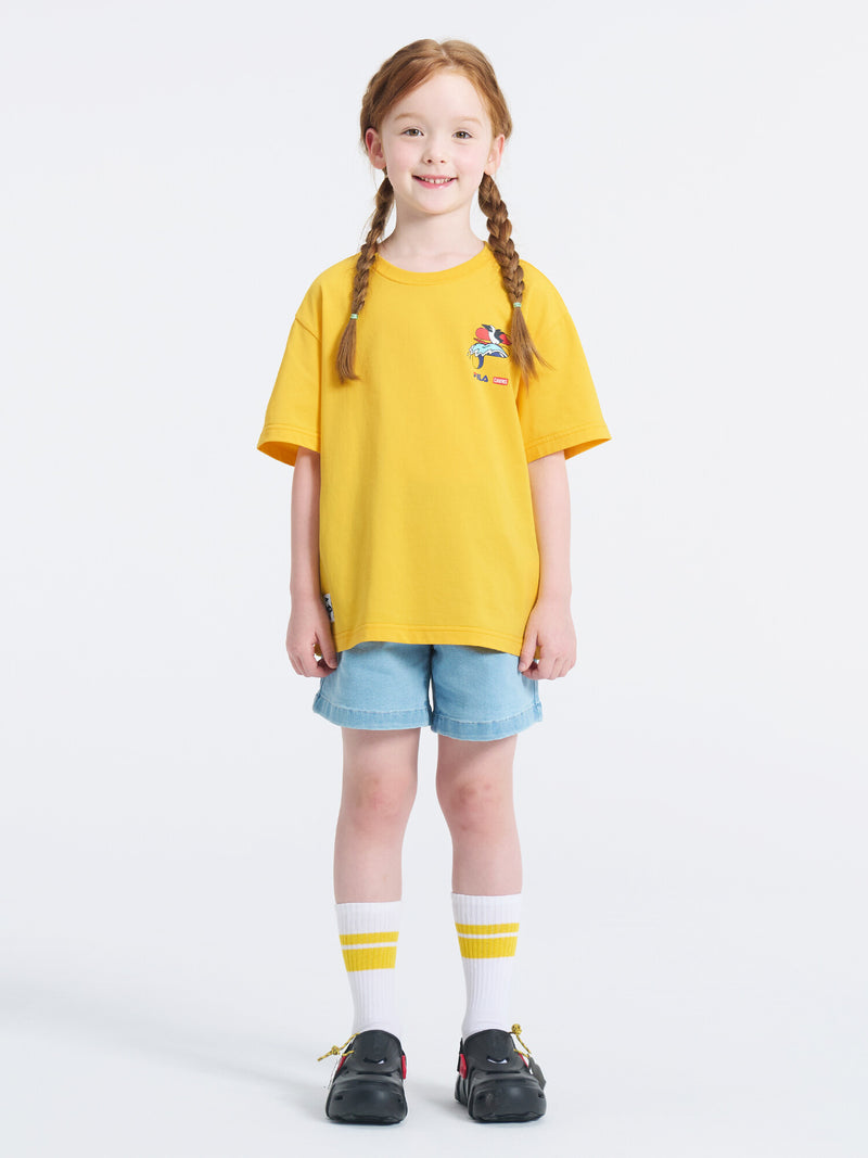 [CHUMS X FILA] 부비새 카툰 티셔츠