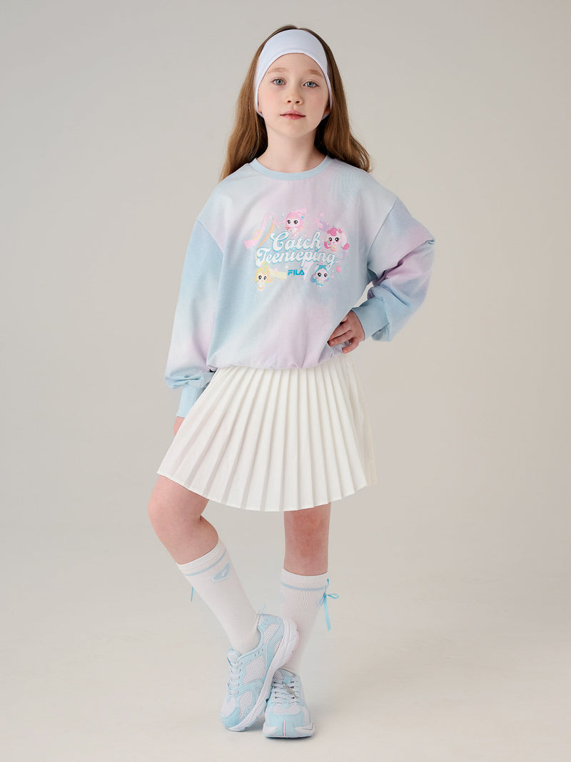 캐치!티니핑 X FILA KIDS 타이다잉 맨투맨