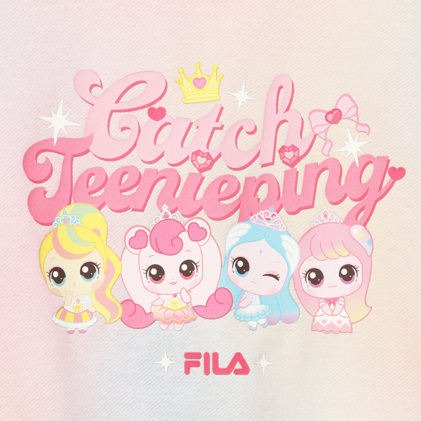 캐치!티니핑 X FILA KIDS 타이다잉 맨투맨