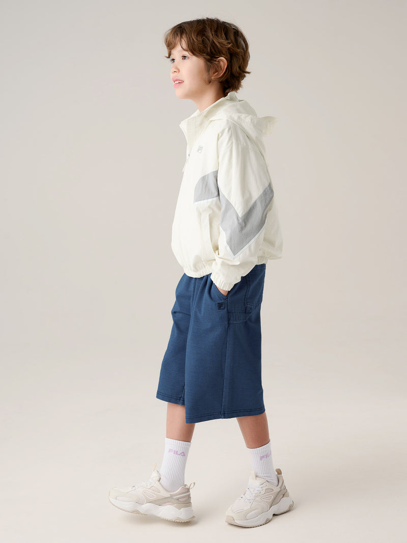 V절개 메쉬 바람막이