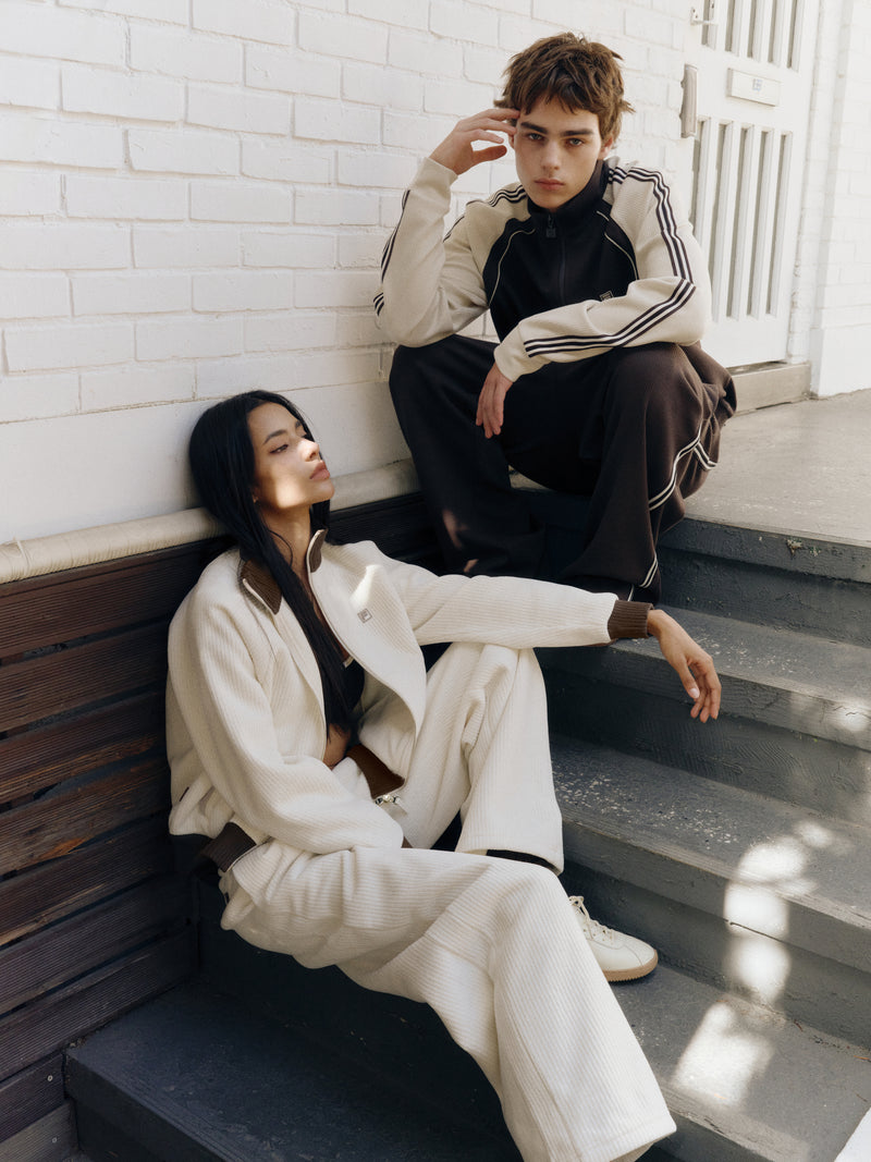 니트트랙 집업자켓