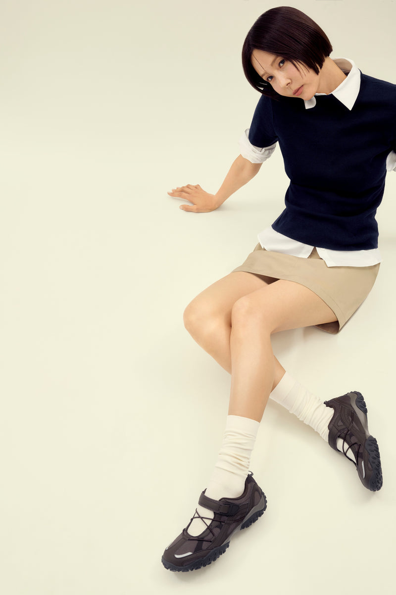 에샤페 벨크로 메리제인 초코