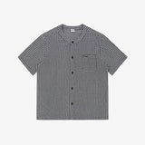 링클 체크 남성 파자마 세트 - 02