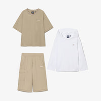 우븐 3pcs 캐쥬얼 셋업