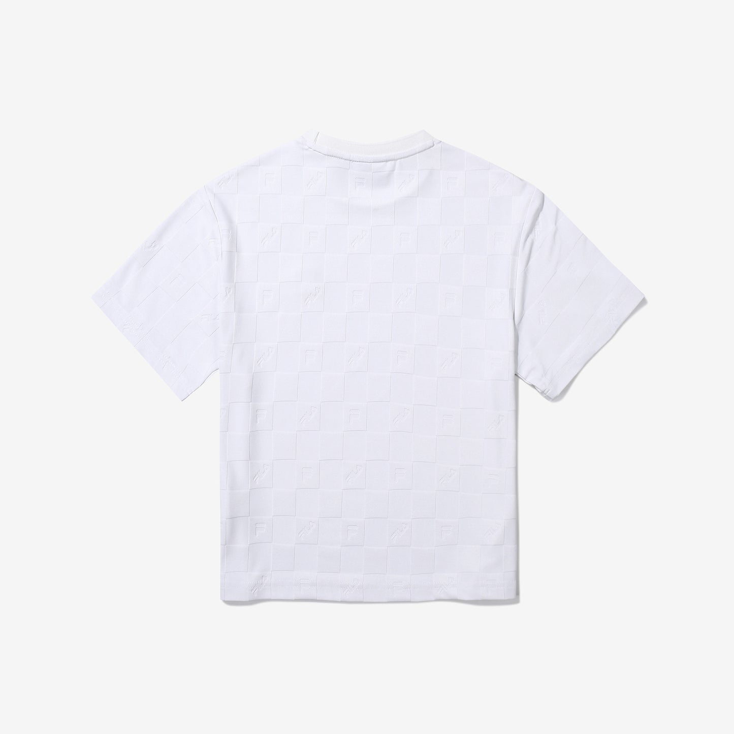 자가드 체커보드 티셔츠 - 02