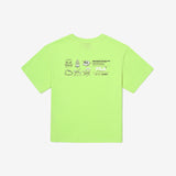 Camping 소매 라벨 포인트 티셔츠 - 02