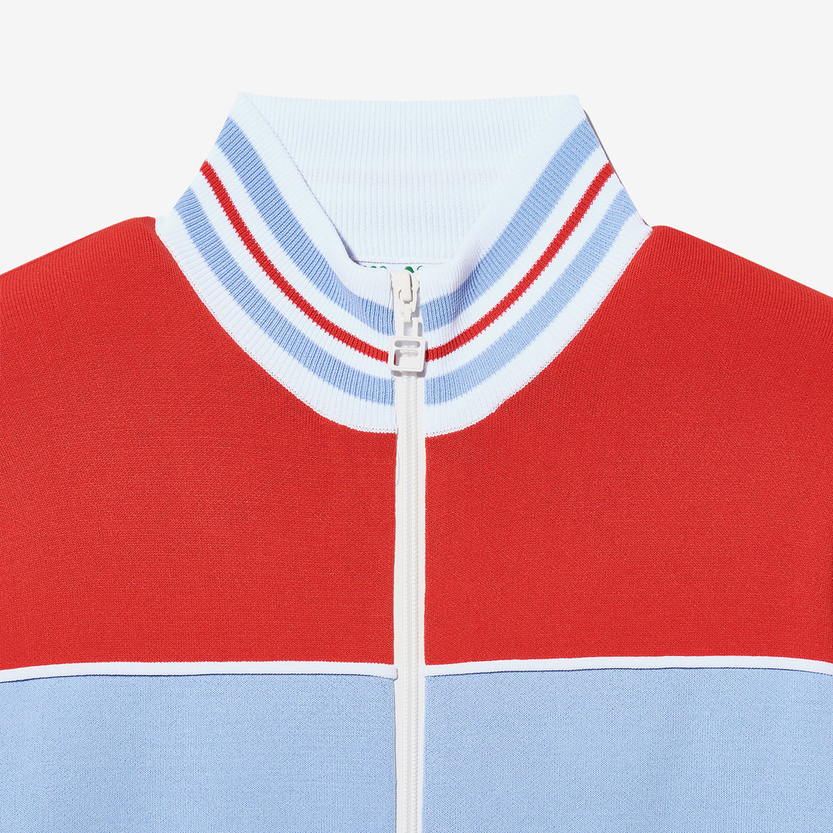 F+ LINE COLOR BLOCK KNIT TRACK TOP - 03