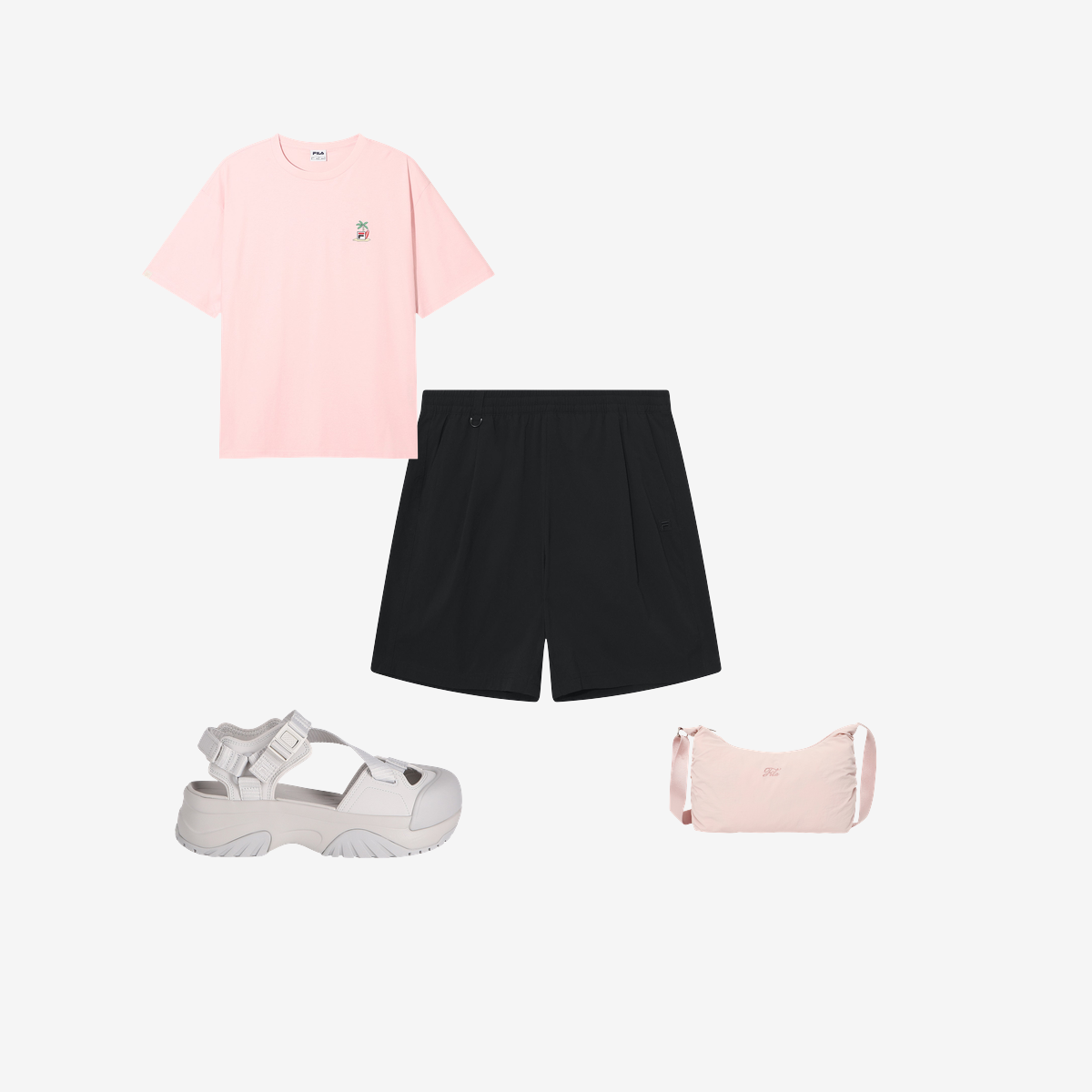 우먼스 데일리 셔링 크로스백