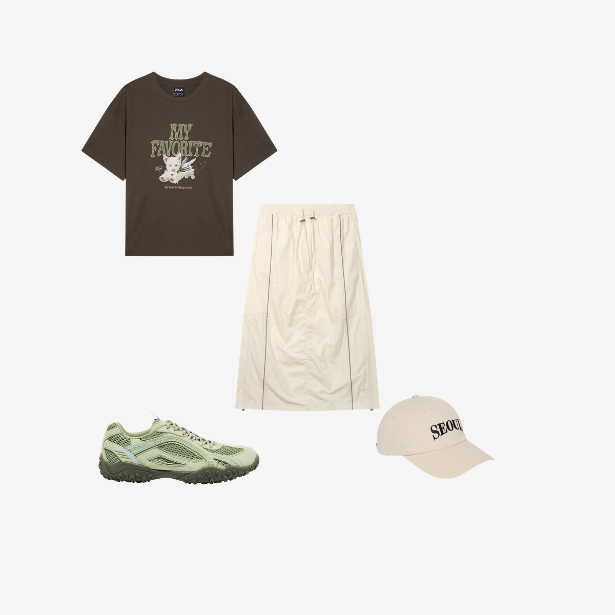 여성 마이티셔츠