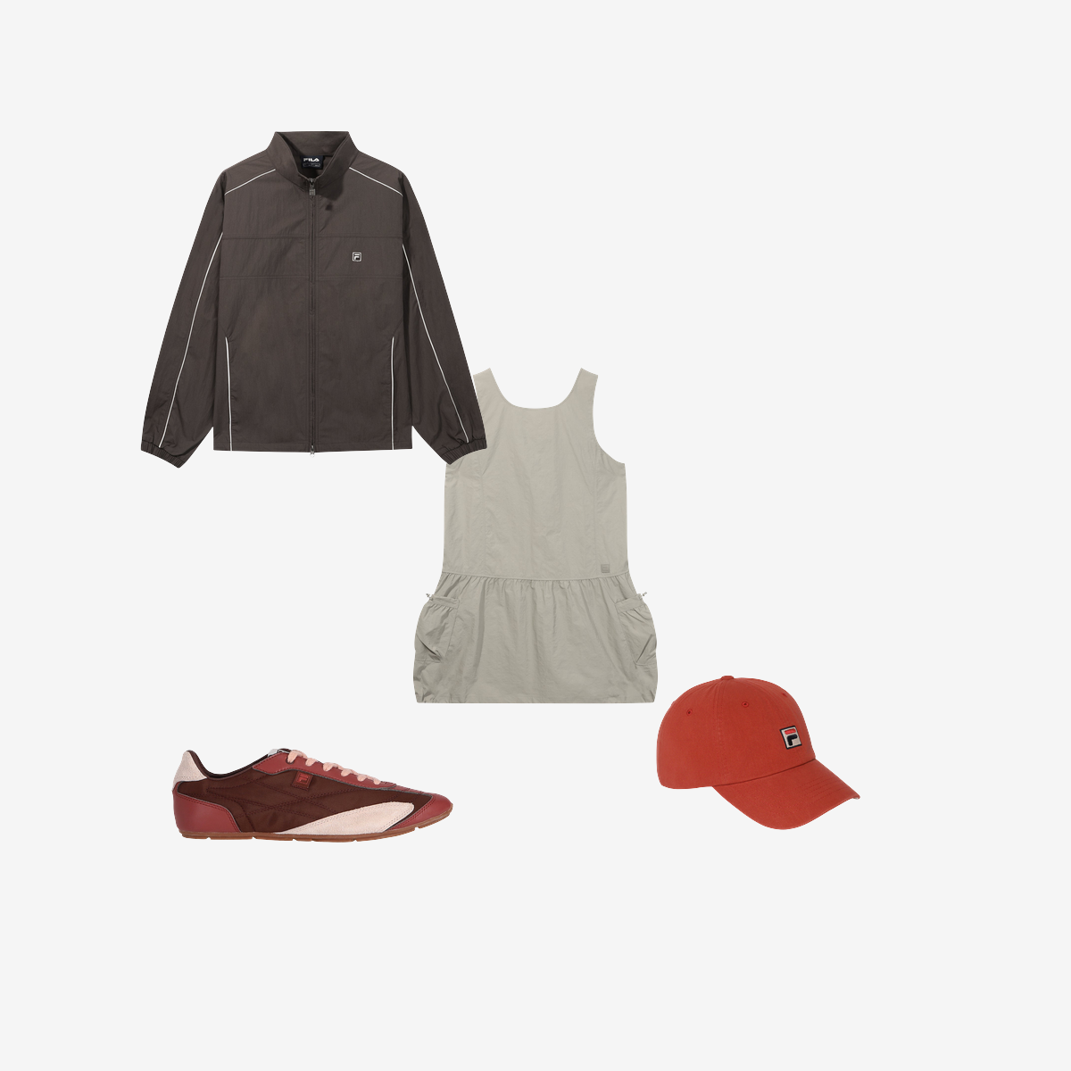 <우즈 착용> 트랙 자켓